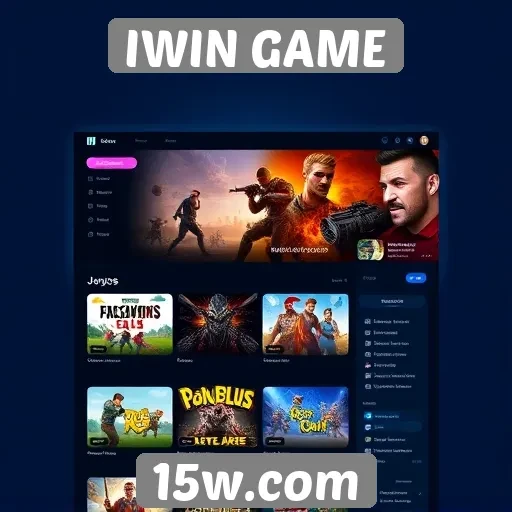 Interface do site IWIN GAME melhora a experiência do usuário